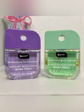 b.pure Moisturizing Hand Sanitizers - Moonlight Orchid & Sugared Pistachio